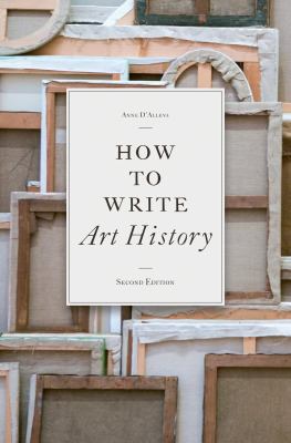 How to Write Art History 1856696952 Book Cover