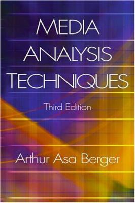 Media Analysis Techniques 1412906830 Book Cover