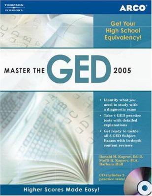 Master the GED 2005 W/CD-ROM 0768915139 Book Cover