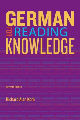 German for Reading Knowledge 1133604269 Book Cover