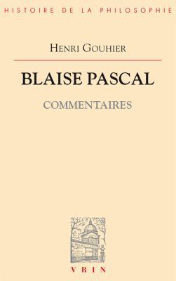 Blaise Pascal: Commentaires [French] 2711603261 Book Cover