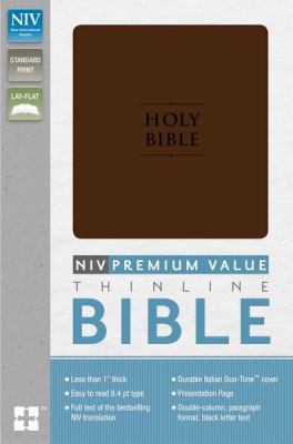 Premium Value Thinline Bible-NIV 0310437695 Book Cover