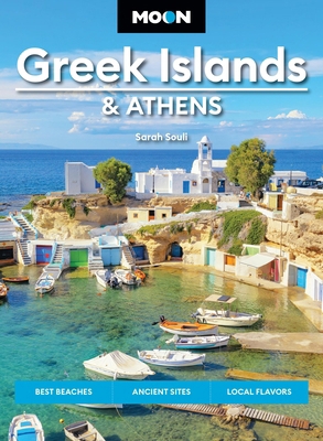 Moon Greek Islands & Athens: Best Beaches, Anci... B0DSBGLHFW Book Cover