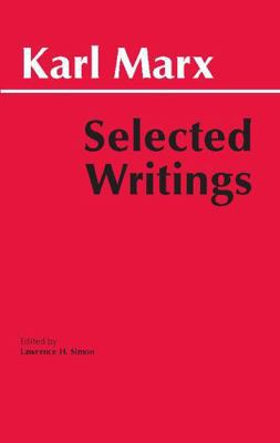 Marx: Selected Writings 0872202186 Book Cover