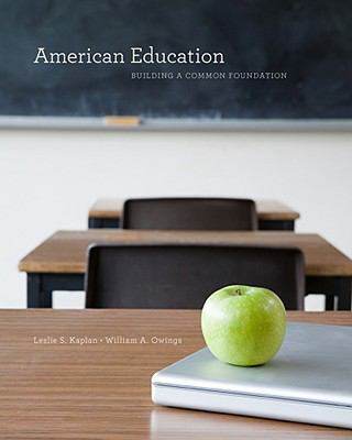 American Education: Building a Common Foundatio... 0495599395 Book Cover