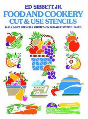 Food & Cookery Cut & Use Stencils 0486246272 Book Cover