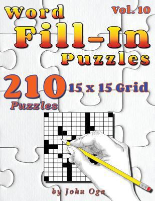 Word Fill-In Puzzles: Fill In Puzzle Book, 210 ... 1979016984 Book Cover