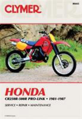 Honda Cr250-500r Pro-Link 81-87 0892874643 Book Cover