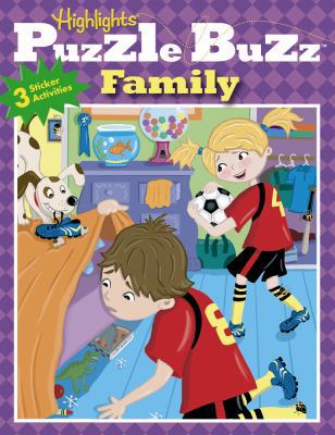 Puzzle Buzz: Family [With Stickers] 1590786750 Book Cover