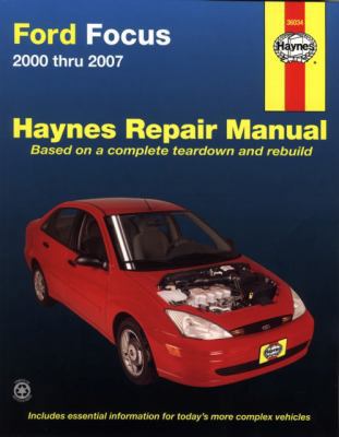 Haynes Repair Manual Ford Focus 2000 Thru 2007 ... 1563927543 Book Cover