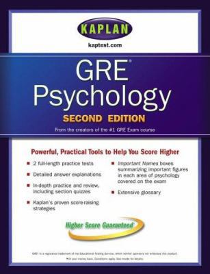 Kaplan GRE Psychology 0743251717 Book Cover
