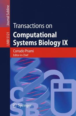 Transactions on Computational Systems Biology IX 3540887644 Book Cover