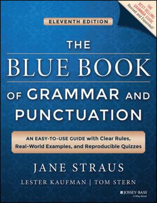 The Blue Book of Grammar and Punctuation: An Ea... 1118785568 Book Cover