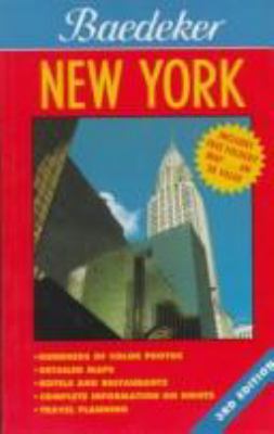 Baedeker Guide: New York (AA Baedeker's Guides) 0749512547 Book Cover