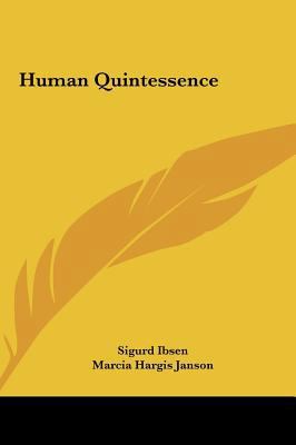 Human Quintessence 1161411577 Book Cover
