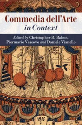Commedia dell'Arte in Context 1107028566 Book Cover
