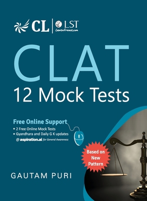 Clat 2020: 12 Mock Tests 9390187389 Book Cover