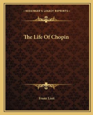 The Life Of Chopin 1162670959 Book Cover