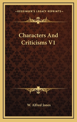 Characters and Criticisms V1 1163689750 Book Cover