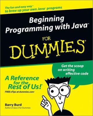 Beginning Programming with Java for Dummies 0764526464 Book Cover