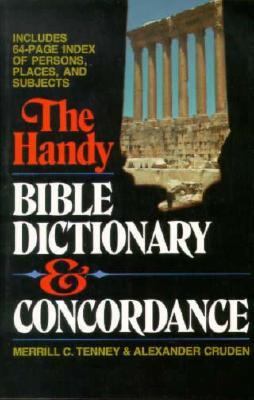 Handy Bible Dictionary and Concordance 0310332710 Book Cover