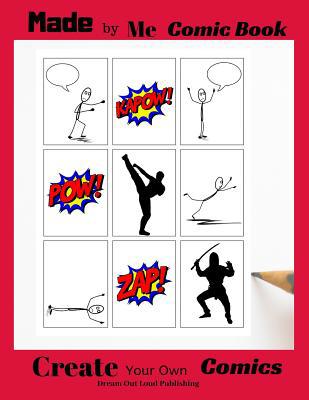 Made by Me Comic Book: Create Your Own Comics 1075963427 Book Cover