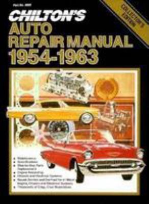 Chilton's Auto Repair Manual 1954-63 0801956528 Book Cover