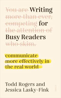 Writing for Busy Readers 192258553X Book Cover