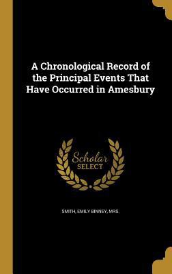 A Chronological Record of the Principal Events ... 1360831363 Book Cover