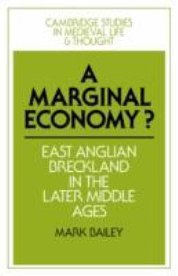 A Marginal Economy?: East Anglian Breckland in ... 0521073146 Book Cover
