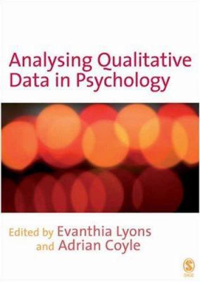Analysing Qualitative Data in Psychology 1412907837 Book Cover