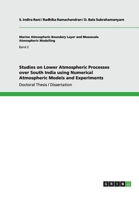 Studies on Lower Atmospheric Processes over Sou... 3656005842 Book Cover