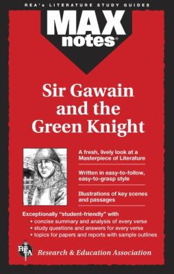 Sir Gawain and the Green Knight (Maxnotes Liter... 0878910441 Book Cover