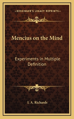 Mencius on the Mind: Experiments in Multiple De... 1163205338 Book Cover