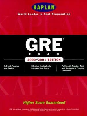 Kaplan Gre Exam 2000 2001 0684870096 Book Cover