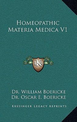 Homeopathic Materia Medica V1 1163199044 Book Cover