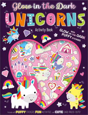 Glow in the Dark Unicorns Activity Book 1805444468 Book Cover