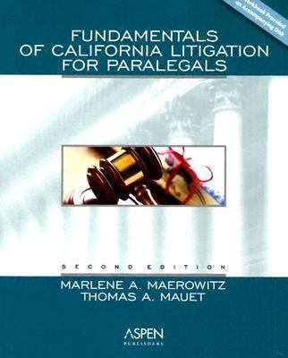 Fundamentals of California Litigation for Paral... 0735546517 Book Cover