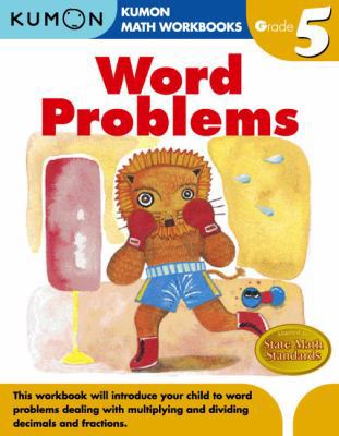 Kumon Grade 5 Word Problems 1934968382 Book Cover