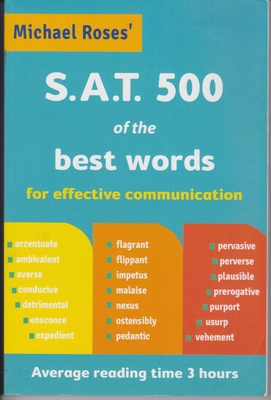 SAT 500 of the Best Words 0646812742 Book Cover