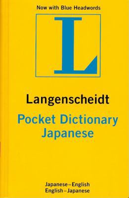 Langenscheidt's Pocket Dictionary Japanese/English 1585730386 Book Cover