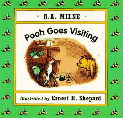 Pooh Goes Visiting Mini Board Book 0525455272 Book Cover