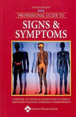 Professional Guide to Signs and Symptoms 1582552894 Book Cover