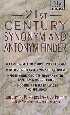 21st Century Synonym and Antonym Finder 0613649400 Book Cover