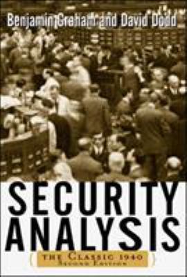 Security Analysis: The Classic 1940 Edition 007141228X Book Cover