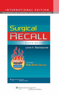 Surgical Recall 1451110863 Book Cover