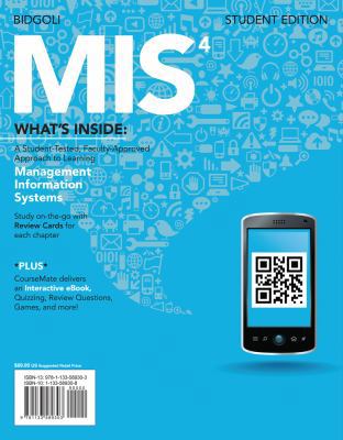 MIS4 (with CourseMate Printed Access Card) (New... 1133589308 Book Cover