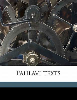 Pahlavi texts Volume pt.2 1177281198 Book Cover