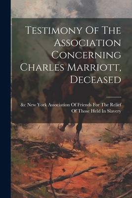 Testimony Of The Association Concerning Charles... 1022330292 Book Cover