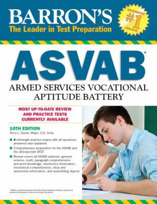 Barron's ASVAB: Armed Services Vocational Aptit... 0764147935 Book Cover